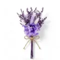 Handgemachter kleiner Trockenblumen Strauß lila Blumen für Geschenk und Dekoration. - Stil 42