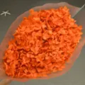 Orange preserved hydrangea dry flower bouquet for beautiful handmade floral home decor. - Single Stem Anna Hydrangea / Hermes Orange
