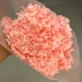 Pink preserved hydrangea bouquet single stem dry flower handmade floral room decor - Single Stem Anna Hydrangea / Peach Pink