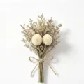 Handgemachter kleiner Trockenblumenstrauß für Hochzeit, Valentinstag und schöne Heimdeko. - Stil 21