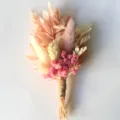 Mini Trockenblumen Strauß handgemachte rosa Ansteckblume konservierte Blumen für Hochzeit - Stil 22