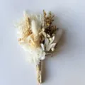Mini Trockenblumen Strauß weißer Anstecker handgemachte konservierte Deko Geschenk - Stil 23