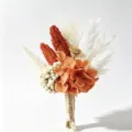 Mini Trockenblumen Strauß Korsage handgemachte konservierte Blumen Hochzeitsgeschenk. - Stil 28