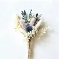 Handgemachte Mini Trockenblumen Strauß Boutonniere natürliche konservierte Blumen für Hochzeit - Stil 31