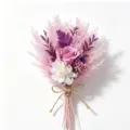 Handgemachter kleiner Trockenblumenstrauß für Hochzeit, Valentinstag und Dekoration. - Stil 38