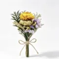 Handgemachter kleiner Trockenblumenstrauß naturliche Deko fur Hochzeit und Geschenk - Stil 47