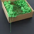 Mini dried preserved gypsophila flowers in kraft box for wedding party home floral decor. - Green 50-Piece Set