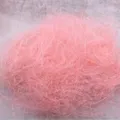 Pink raffia gift box filler, fluffy shredded paper packaging material for wedding decor. - 100 g / Pink