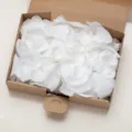 White rose petals confetti for wedding party decoration biodegradable craft box packaging product. - Style 6 (Box)