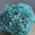 Ortensia stabilizzata blu fiore secco ramo singolo per decorazione casa stile nordico - Azzurro