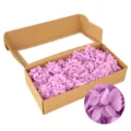 Preserved purple hydrangea dried flowers DIY floral material in box for home decor gift. - 100.00g / Pink