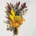 Colorful dried flower mini bouquet, preserved natural plants for wedding decor or festival gifts. - (One Bundle) / ANWHQ-016