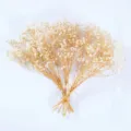 Natural dried baby's breath flowers bouquet for wedding home decor and DIY floral crafts - 25-30cm / White