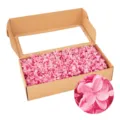 Pink preserved hydrangea dried flowers in kraft gift box, ideal for DIY floral crafts. - Lotus Pink