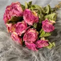 Dried rose bouquet pink preserved flowers for DIY craft home decor floral arrangements - Diana
