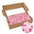 Pink preserved hydrangea dried flowers in a gift box for DIY crafts and floral arrangements - Rouge Red