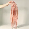 Pink hanging dried flowers amaranth for wedding and festival decoration, beautiful floral variant. - Lotus Pink