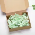 Light green natural dried flower petals confetti in box for wedding party decor. - Style 7 (Box)