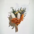 Colorful preserved flower mini bouquet for gifts, weddings, corsage, home decor, durable. - (One Bundle) / ANWHQ-013