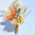 Mini colorful dried flower bouquet preserved botanical floral arrangement for home decor - (One Bundle) / ANWHQ-018