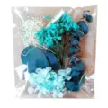 Pressed dried flowers A5 pack, blue baby's breath eucalyptus for DIY crafts and decor pack - Early Clear