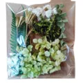 Pressed dried flower material pack in A5 bag for DIY craft candle and photo frame decoration kit - Zhiyu