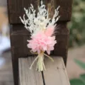 Mini preserved flower bouquet pink hydrangea wedding party gift decoration craft supply - Pink