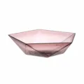 Rosa geometrische Kunststoff Obstschale, eine moderne multifunktionale Süßigkeitenschale. - Rot