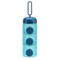 Tragbarer 3-schichtiger Babymilchpulver-Spender und Aufbewahrungsbox mit süßem Schweinchen-Design. - Blau