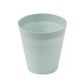 Poubelle en plastique vert clair nordique, corbeille ouverte simple pour bureau. - Petit 6L / Twilight Green