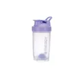 Tragbarer Protein Shaker Fitness Wasserflasche mit praktischem Mischball und Skala. - Lavendel