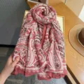 French vintage paisley scarf for women, elegant fashion versatile literary ribbon neck scarf - Style 6