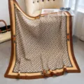 Luxus Designer Damen Quadrat Schal elegant gedruckt schick Tuch 90x90cm Mode Zubehör - Farbe 10