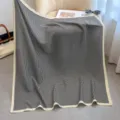 90cm Houndstooth Square Scarf Women Spring Autumn Fashion Chic Shawl Black White Neckerchief - Color 2