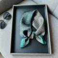 Silk small square scarf women fashion luxury printed neck scarf 53x53cm chic design - RT#12