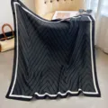 90cm schwarz weiß Chevron Seide quadratisch Schal Luxus Damen Mode Tuch elegant Frühling - Farbe 8