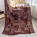 Braunes Paisley-Druck Seidenquadrat-Schal Damen Luxus Vintage Halstuch Tuch 90cm - Farbe 21