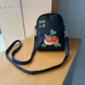 Chinese style embroidered shoulder crossbody bag for women, ethnic mini messenger daily - Everything Goes Well