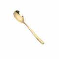 Gold stainless steel main dinner spoon, elegant polished finish tableware for dining. - Gold Big Spoon