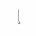 Stainless steel long handled spoon small round coffee spoon for home kitchen use 1pc - 13.5cm / 304 Rose Gold