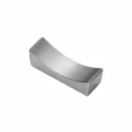 Soporte de palillos de acero inoxidable con bano de titanio para cuchara 60mm - Plateado