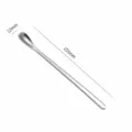 Japanese stainless steel long handle mixing spoon for coffee dessert honey tea spoon sku. - Stirring Spoon / 15.5cm / Silver