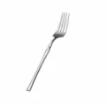 Stainless steel dinner fork with slim waist handle design, modern elegant tableware for home use. - Dinner Fork / Silver