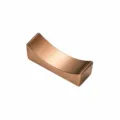 Soporte para palillos de acero inoxidable con acabado titanio dorado elegante 60x20mm - Rosa oro