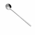 Cuchara redonda de acero inoxidable 304, cuchara de café de mango largo de 150mm para postre. - Plata 304 15cm Cuchara Redonda Pequeña