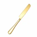 Gold stainless steel butter knife spreader 23.5cm long, elegant kitchen baking tool. - Cake Knife / Gold