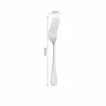 Stainless steel dining fork western tableware single piece 20.5cm home hotel kitchen tool - Dinner Fork #1 / Silver