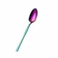 Stainless steel rainbow spoon table spoon modern slim waist design ergonomic dining utensil 200mm - Dinner Spoon / AB Color