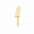 Gold stainless steel cake shovel server, ergonomic handle, elegant tableware for home parties. - Short Handle Cake Shovel / Gold