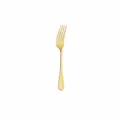 Gold stainless steel dinner fork 17.5cm long, elegant modern tableware for home and hotel use. - Dinner Fork #3 / Gold